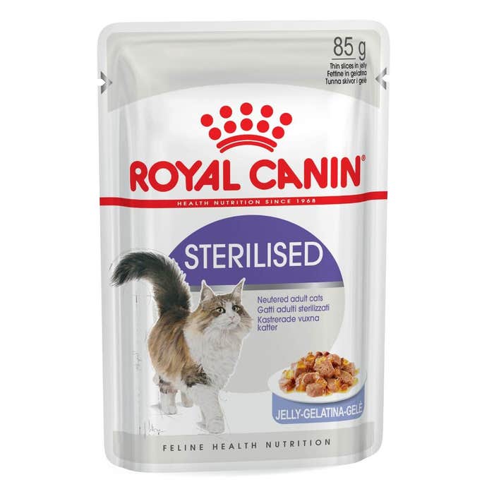 Royal Canin Sterilised Adult Cat - Wet Food in Jelly 12x85g Pouches