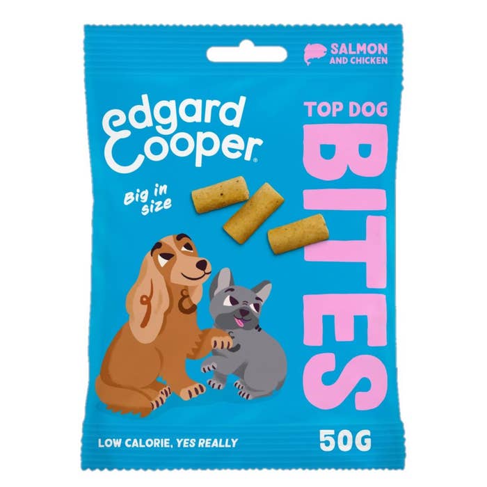 Edgard & Cooper Top Dog Treats Salmon & Chicken Large Bites 50g | Animed