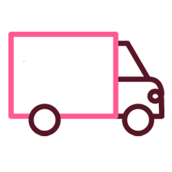 outline of a delivery van