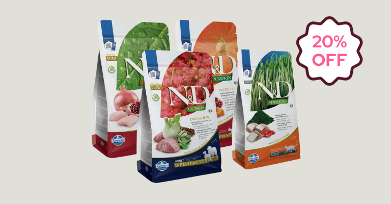 20% off Farmina N&D food