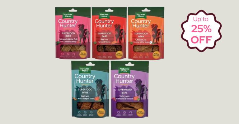 Up to 25% off Natures Menu selected products