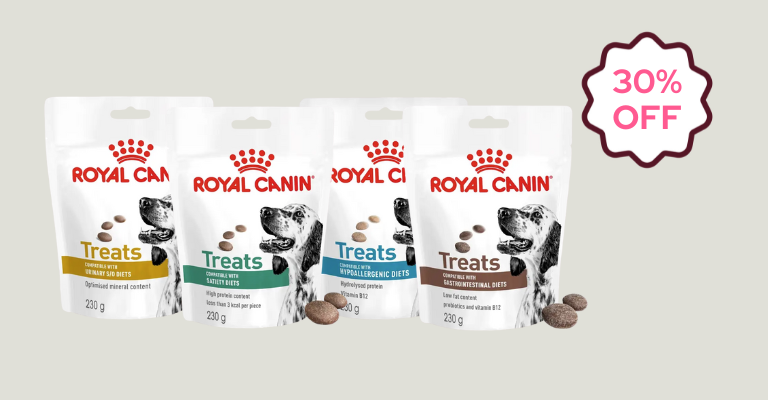30% off Royal Canin Veterinary Treats